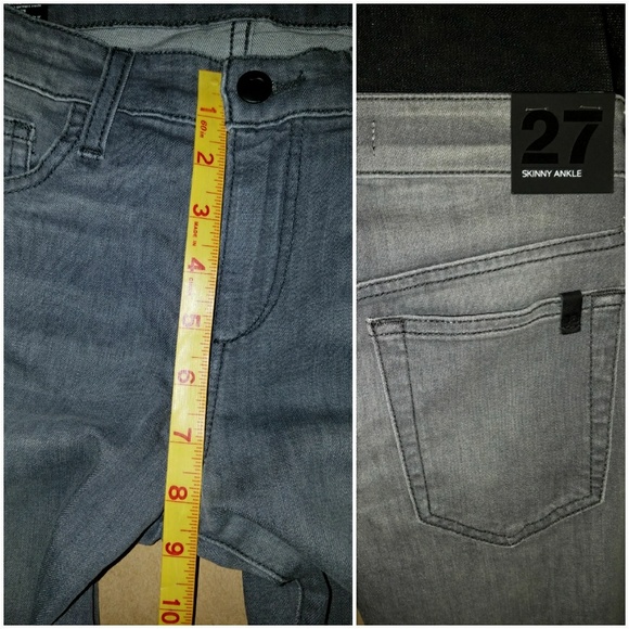 Joe's Jeans size 27 grey skinny ankle - Picture 3 of 6